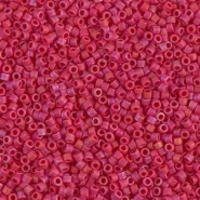 Miyuki delica Perlen 15/0 - Matted opaque red ab DBS-362